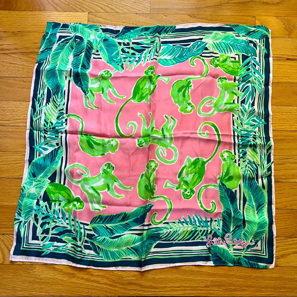 NWOT Square Scarf in Monkey Business